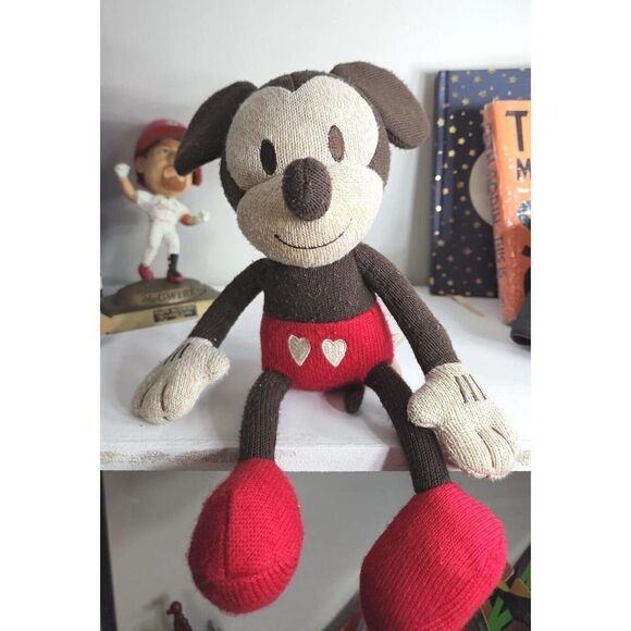 Hallmark Disney Sweetheart Mickey Mouse Plush Vintage Stuffed Animal - Picture 1 of 9